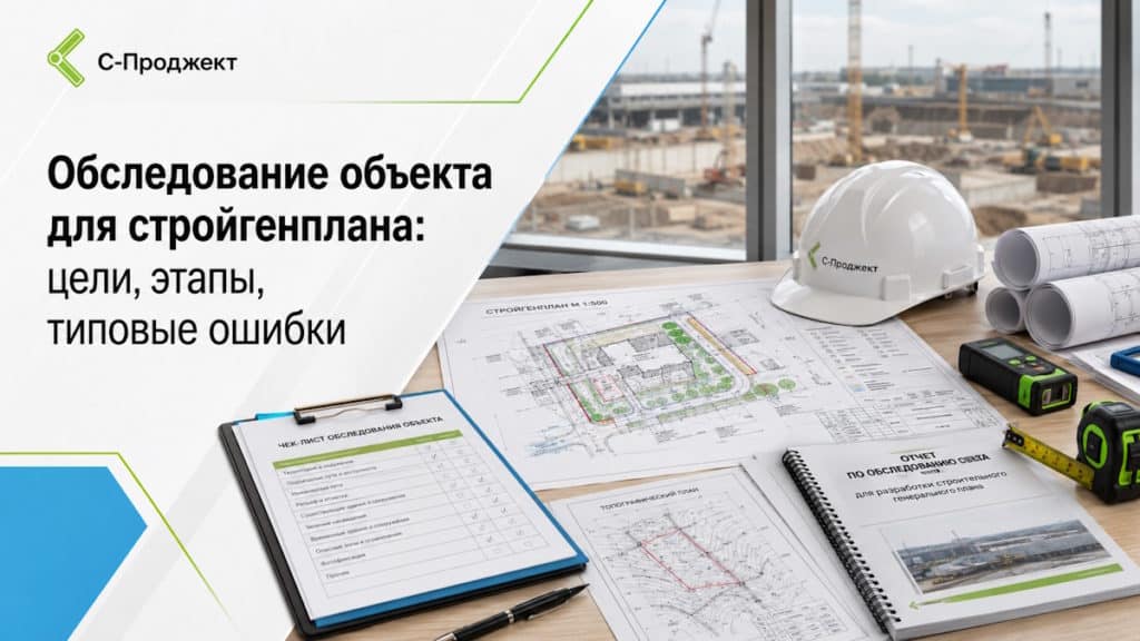 Обследование объекта для стройгенплана: от исходных данных до технического заключения