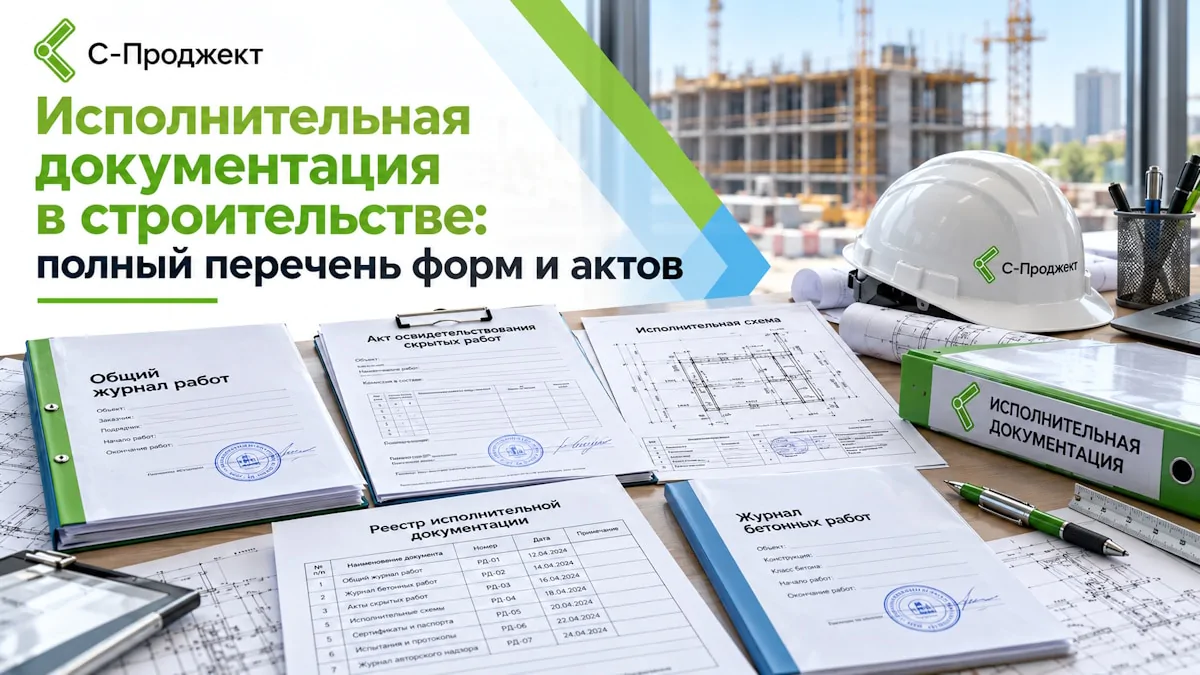 Исполнительная документация в строительстве: полный перечень форм и актов